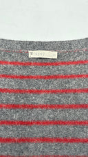 Cardigan boxy a righe 6397