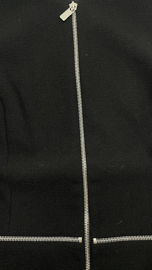 Top zippato smanicato