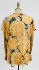 Blusa peonie vintage NIna Ricci