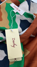 Abito motivo astratto multicolor DerHY