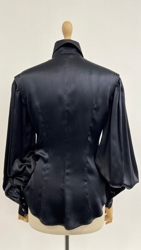 Camicia raso di seta
