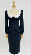 Abito midi collo pizzo Alessandra rich