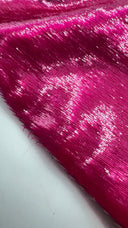 Abito fucsia laminato Self portrait