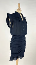 Abito smanicato blu notte BA&SH