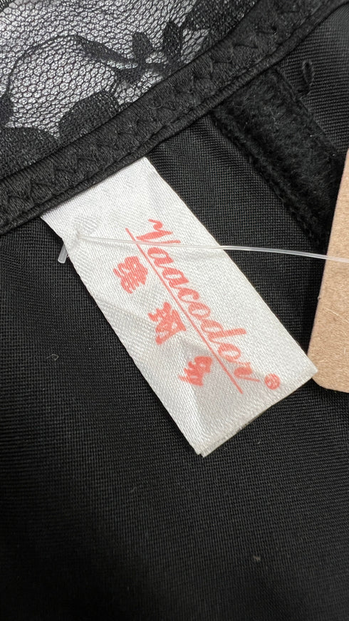 Bustier verde con pizzo