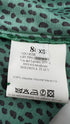 Camicia animalier verde