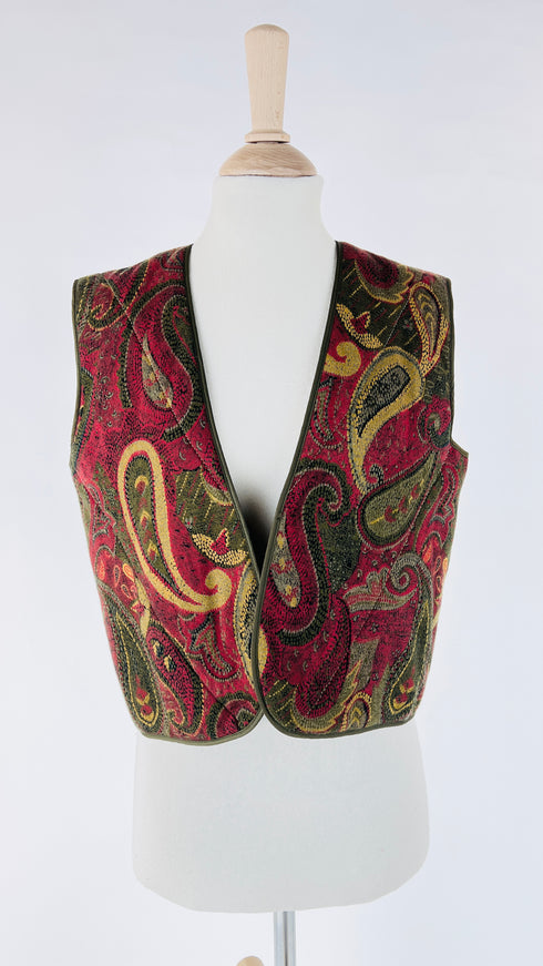 Gilet vintage paisley