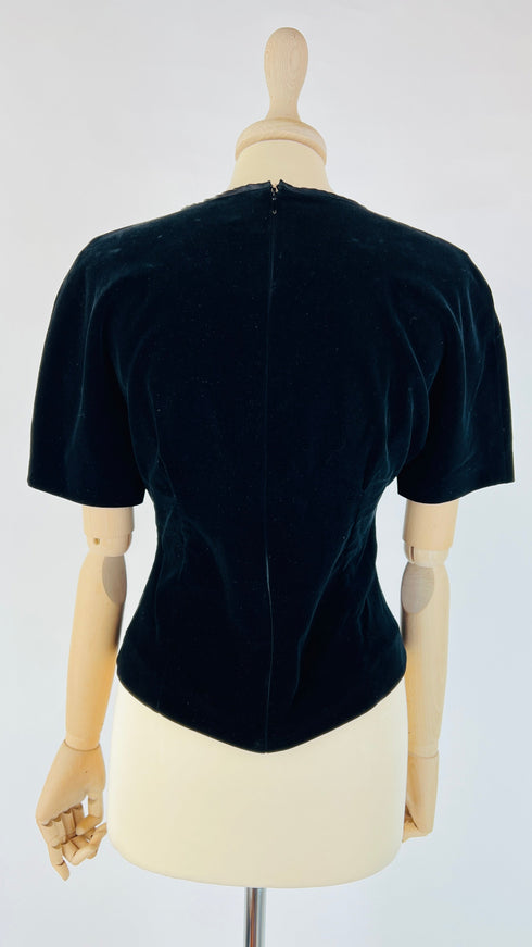 T-shirt corta velluto