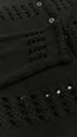 Cardigan maglia traforata