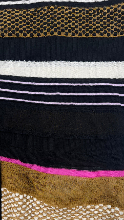 Cardigan multirighe