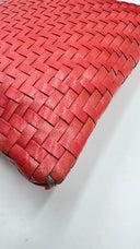 Pochette pelle intrecciata Roberta di Camerino