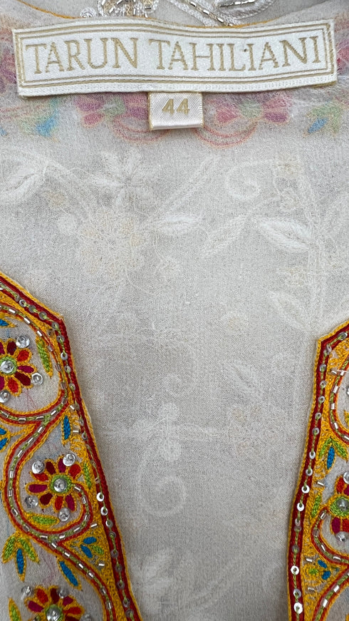 Blusa ricami fiori