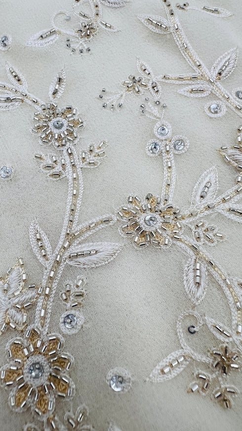 Blusa ricami fiori