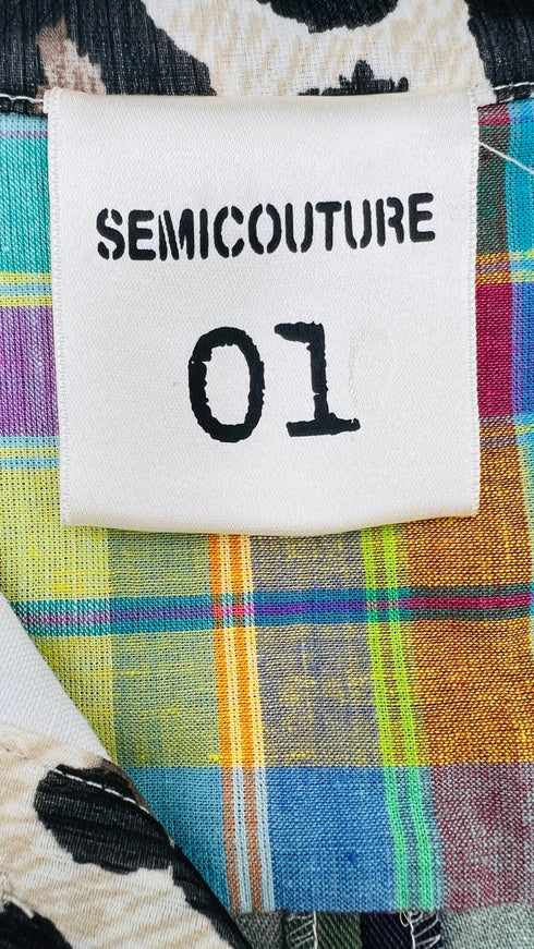 Camicia multi-pattern