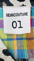 Camicia multi-pattern