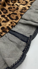 Giacca denim con le balze DOLCE&GABBANA