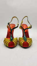 Sandali in pelle metallizzata N° 37 1/5 SERGIO ROSSI