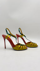 Sandali in pelle metallizzata N° 37 1/5 SERGIO ROSSI
