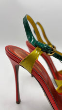 Sandali in pelle metallizzata N° 37 1/5 SERGIO ROSSI