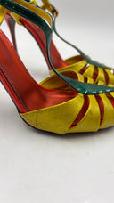 Sandali in pelle metallizzata N° 37 1/5 SERGIO ROSSI