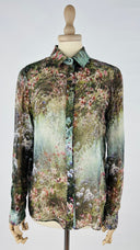 Camicia semitrasparente stampa floreale MAX MARA