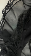 Camicia in 100% seta con le balze Luisa Spagnoli