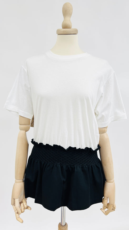 T-shirt con balza