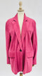 Blazer in suede rosa
