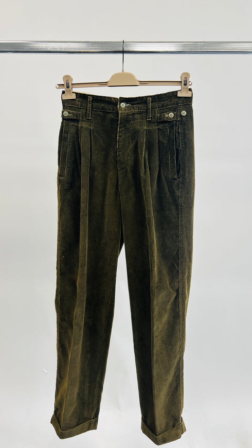 Pantalone velluto mille righe