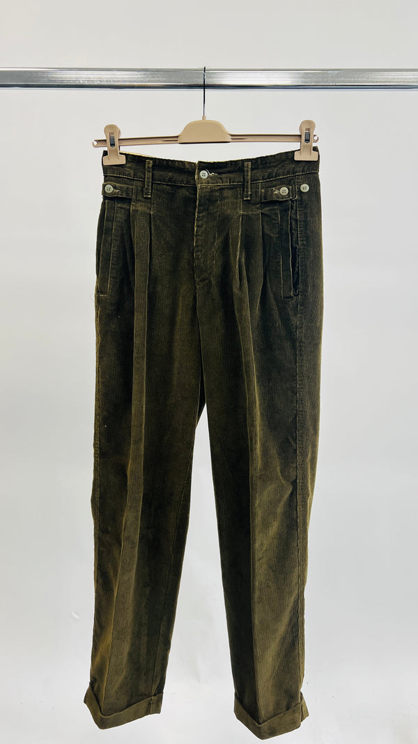 Pantalone velluto mille righe