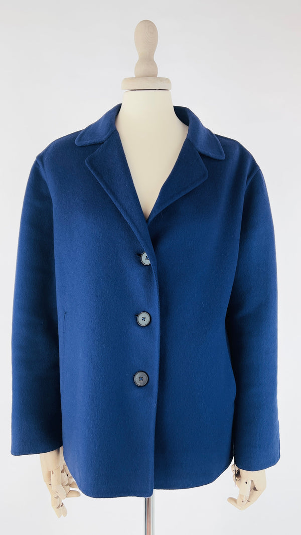 Giacca in chashmere blu