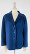 Giacca in chashmere blu