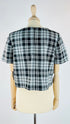 T-shirt in tessuto tartan