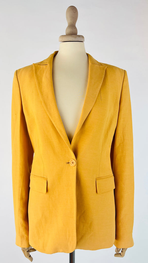 Blazer di lino-cotone