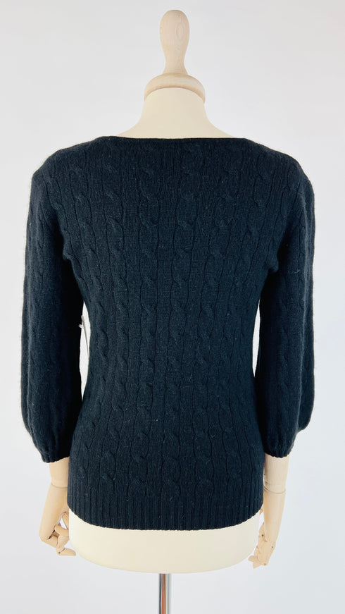 Maglione scollo incrociato