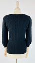 Maglione scollo incrociato