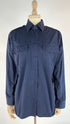 Camicia in cotone blu