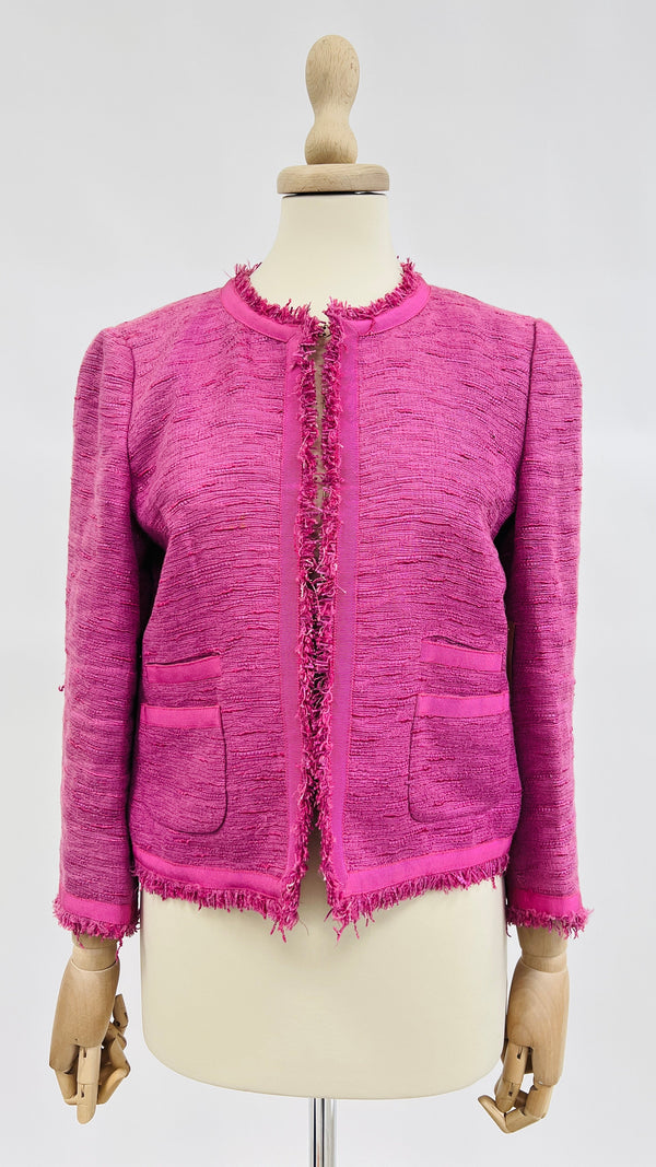 Giacca in tweed rosa
