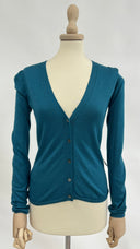 Cardigan misto cashmere e seta Miu Miu