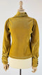 Maglia collo alto dorata