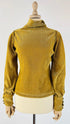 Maglia collo alto dorata