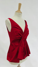 Top smanicato drappeggiato PRADA
