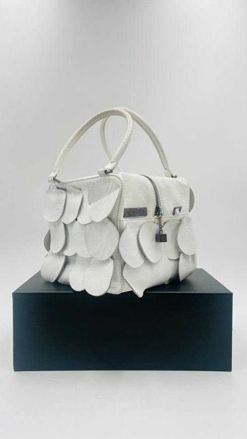Bauletto "Bubble Cube" bianco
