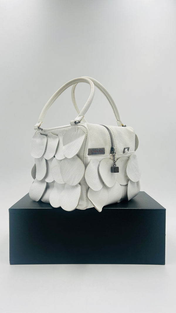 Bauletto "Bubble Cube" bianco