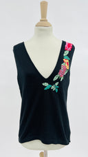 Canotta in maglia ricamata BLUMARINE
