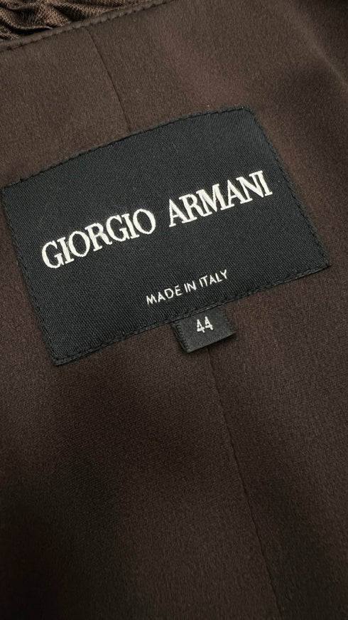 Giacca in lana-seta con cartellino