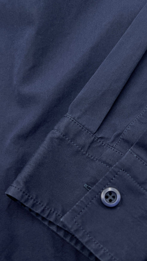 Camicia in cotone blu