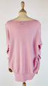 Maglione in lana rosa