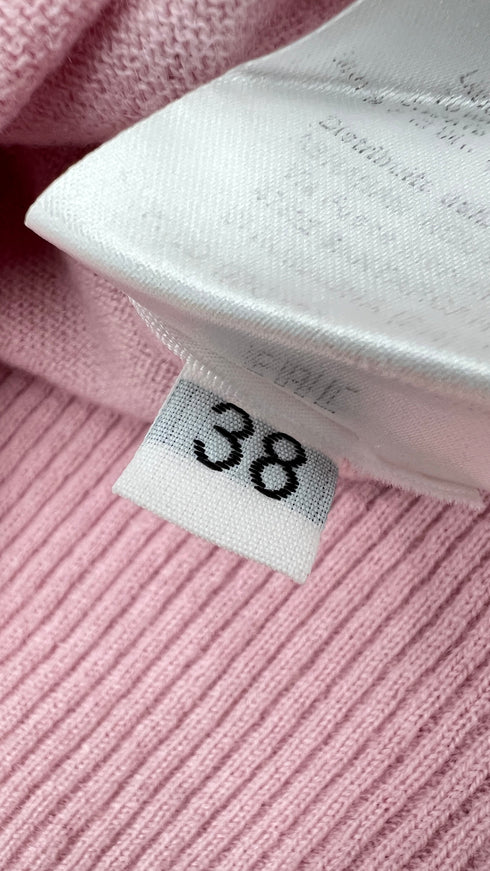 Maglione in lana rosa