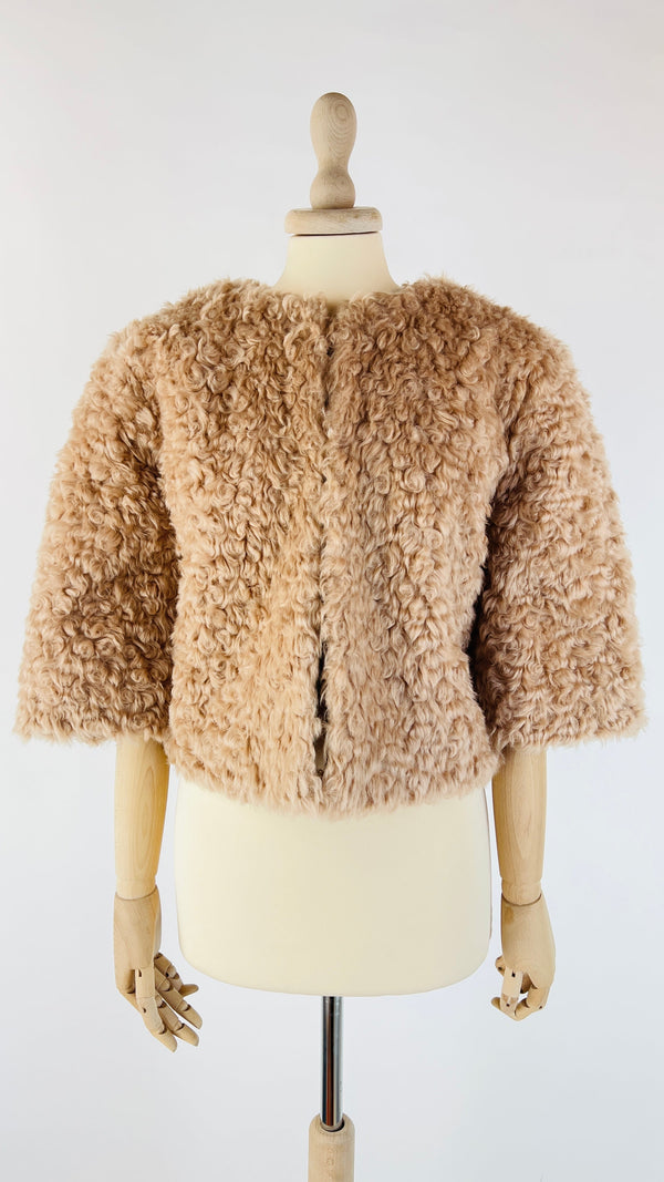 Eco pelliccia rosa